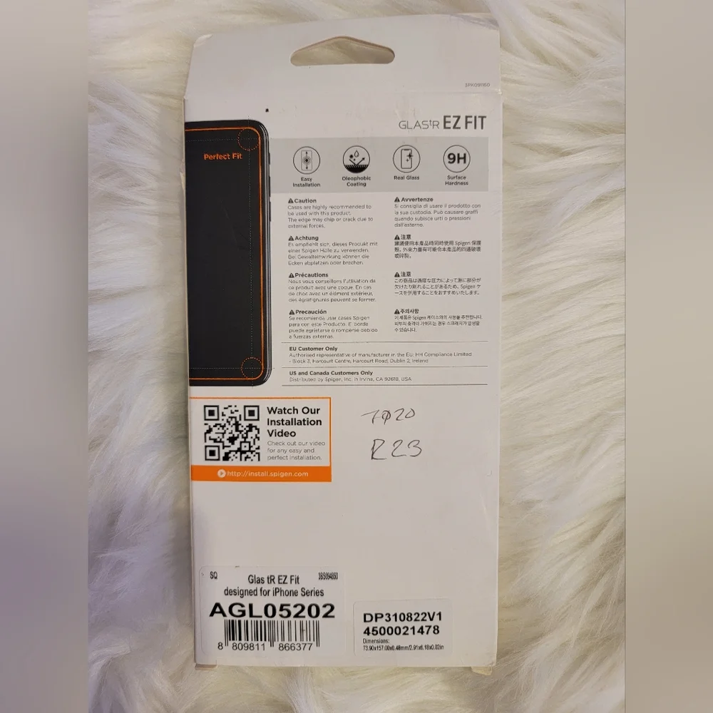 Spigen Glas.tR EZ Fit IPhone Screen Protector
